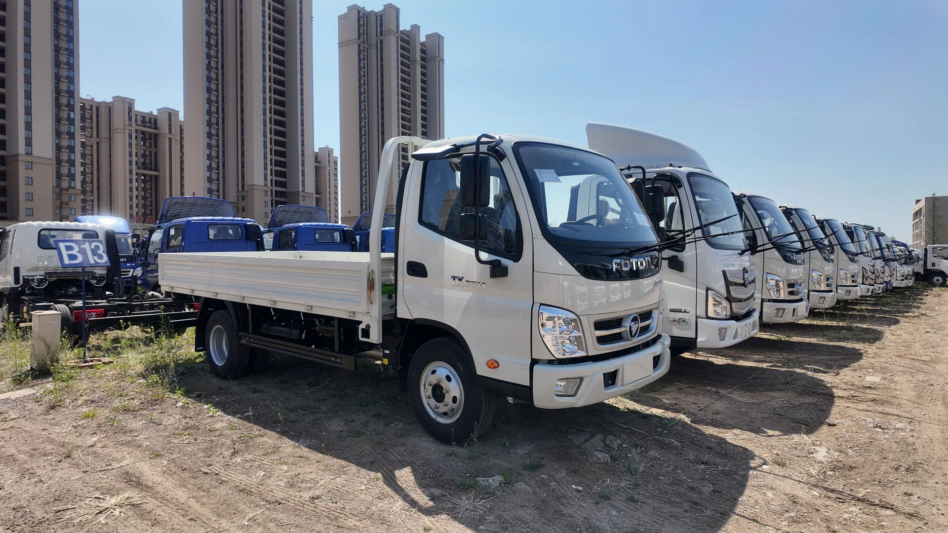 Foton Aumark Tx Small Flatbed Light Duty Truck 3.5t Mini Cargo