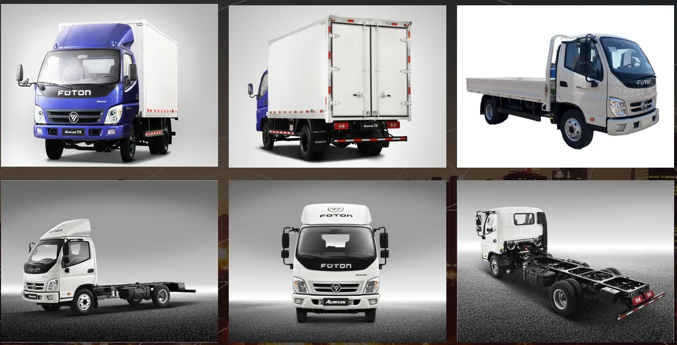 Foton Aumark TX(pic6) Foton Aumark Tx Diesel 4X2 Box Truck 5-6 Ton Mini Cargo Truck