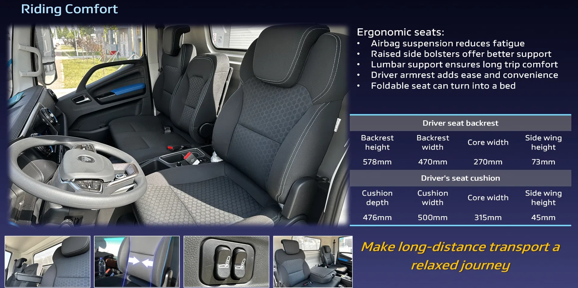 Low-Carbon New Energy Commercial Vehicles Foton Electric Mini Van 4X2 LHD 174km EV Cargo Truck